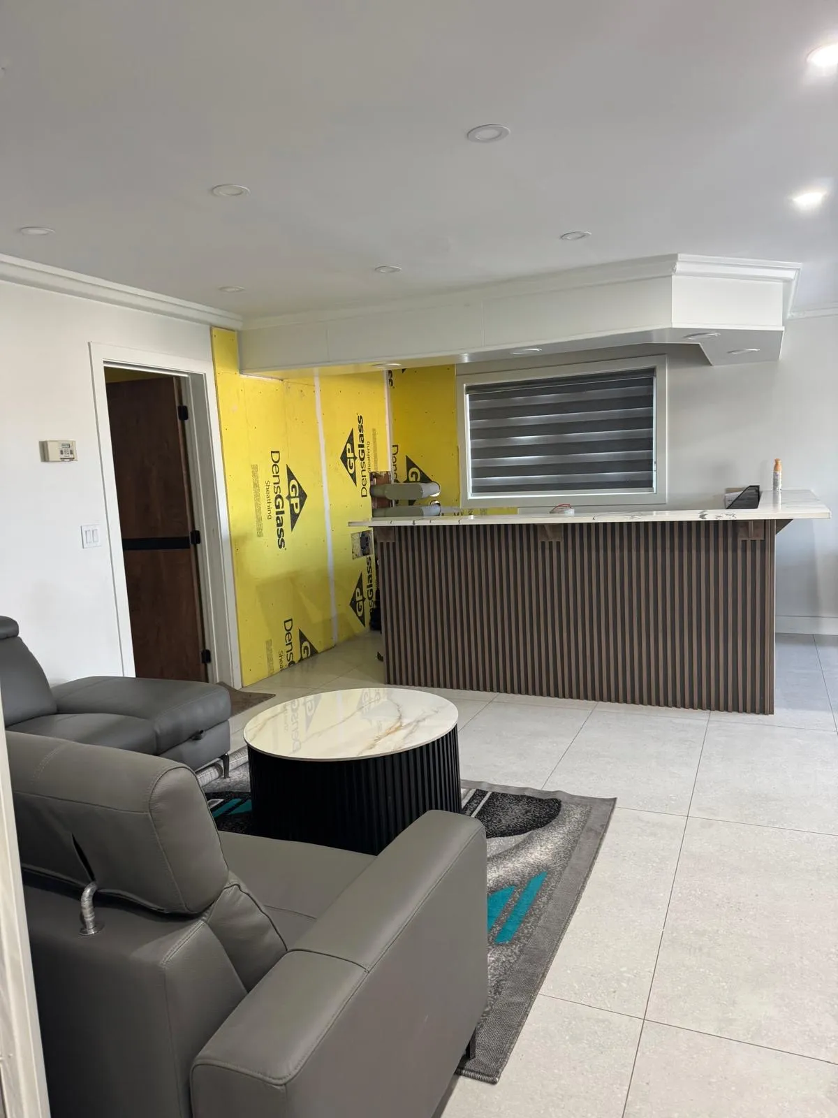 Ezee Cleanings on site during a renovation clean in Edmonton